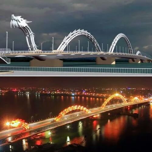 Amazing bridge in Danang Vietnam - Imgur