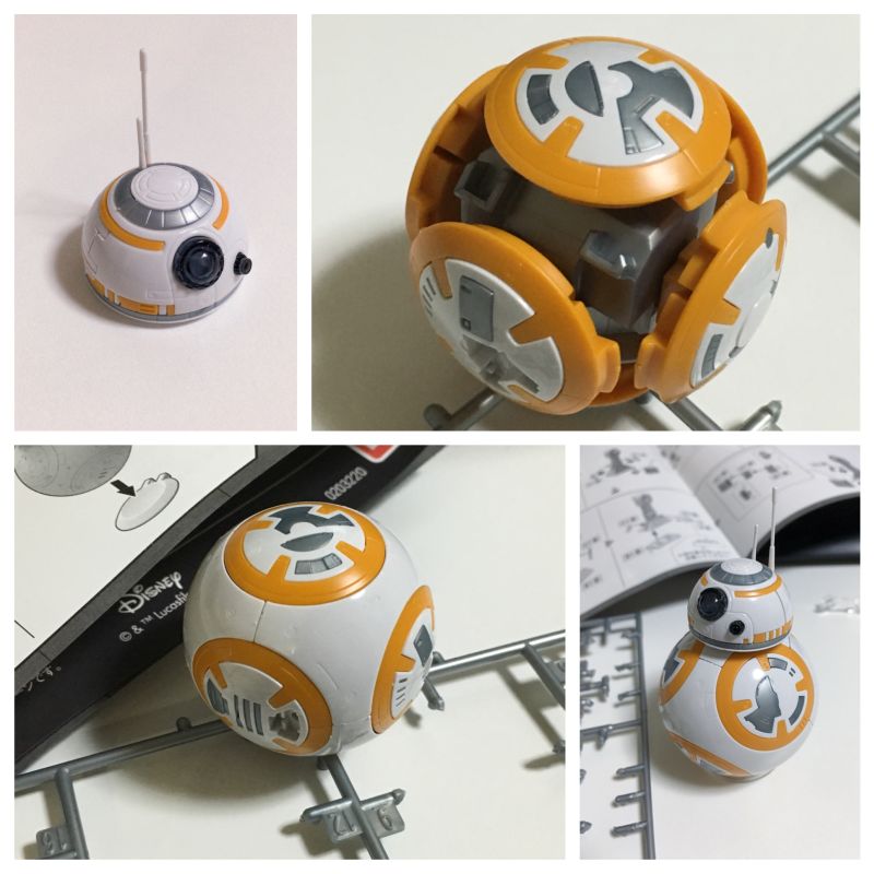 プラモデル BB-8 作成手順 概要